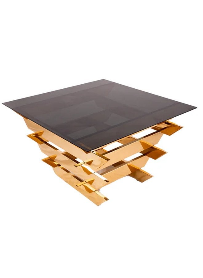Coffee Table Gold Stainless Steel